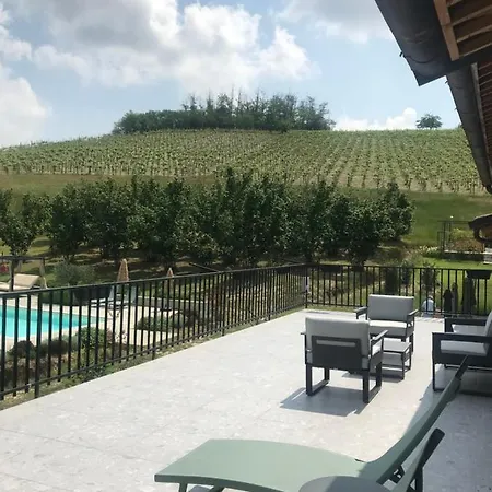Bed & Breakfast Sotto La Vigna Charm Adult Only Vacation Balcony Montegrosso d'Asti